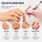 Preview: WITTEX Akku Nagelfräser 35.000 U/min – Kabellose Präzision für professionelle Maniküre, Pediküre und Nageldesign